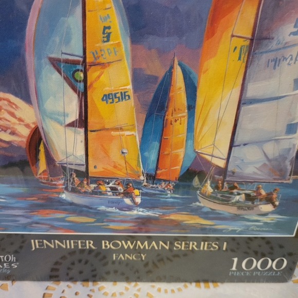 Puzzle 1000 Pieces Jennifer Bowman "Fancy" Difficult - Picture 2 of 6